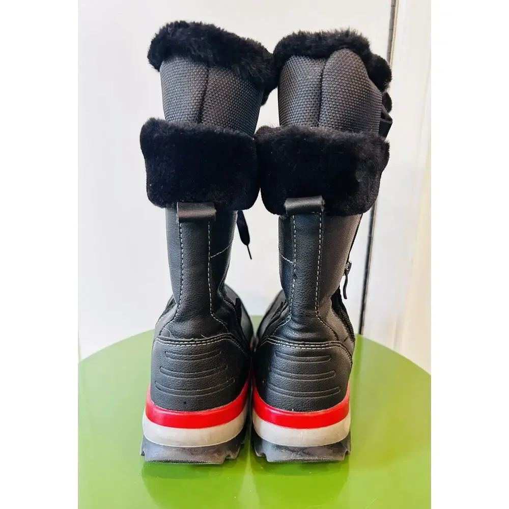 Aquatherm by Santana Canada Sz 8 Kirima Faux Fur Lined‎ Waterproof Tall Boot